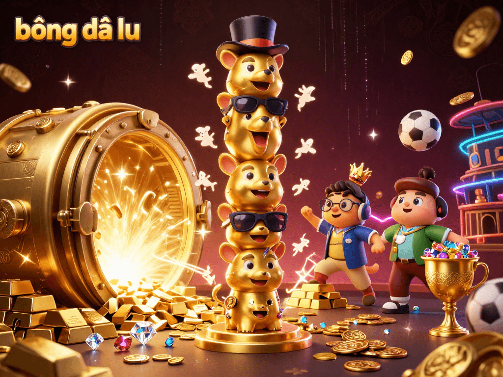 Experience thrilling sports betting action with bóng đá lu in a vibrant casino scene.